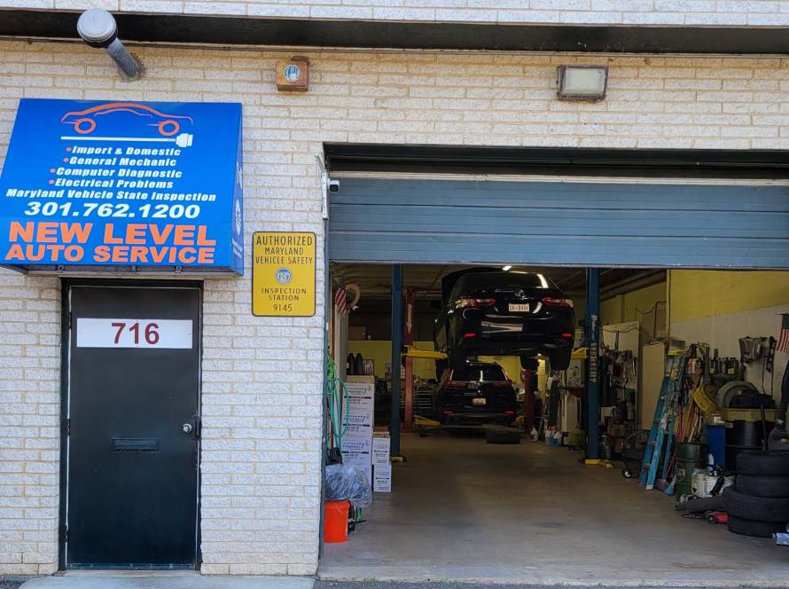 New Level Auto Service shop at 716 E Gude Dr, Rockville, MD